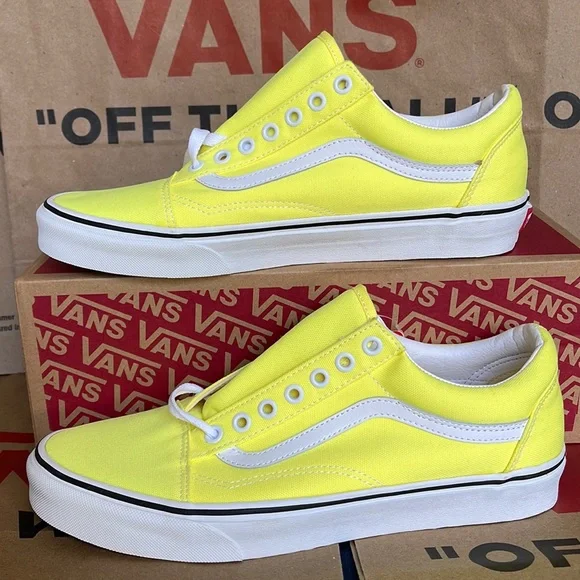 Vans Old Skool Neon Lemon Tonic/True White WMNS sneakers - Picture 2 of 16